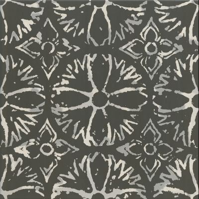 Annie Selke Aylin Black Porcelain Floor and Wall Tile - 20 x 20 in.