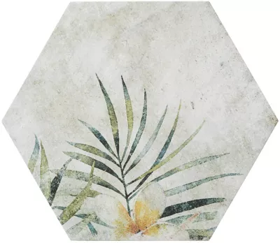 Amazonia Emerald Tropic Porcelain Hexagon Wall and Floor Tile - 14