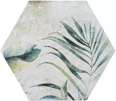 Amazonia Emerald Tropic Porcelain Hexagon Wall and Floor Tile - 14