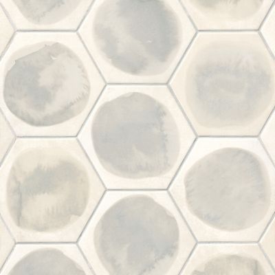 Blot Noon Porcelain Hexagon Wall and Floor Tile Sample