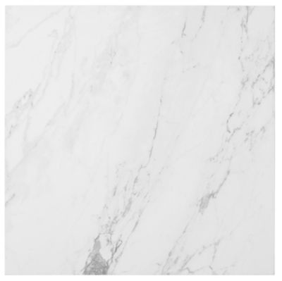 Niro White Polished Porcelain Wall and Floor Tile - 24 x 24 in