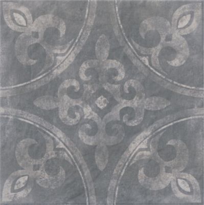 Madeleine Noir Porcelain Wall and Floor Tile 13 x 13 in