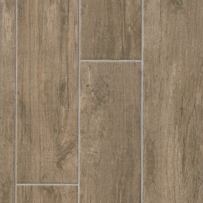 Briarwood Mocha Porcelain Wood Look Wall and Floor Tile - 6 x 36 in