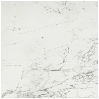 Lombardia White Matte Porcelain Wall and Floor Tile - 32 x 32 in.
