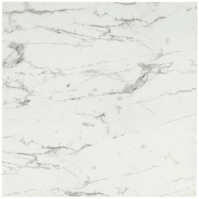 Lombardia White Pol Porcelain Wall and Floor Tile - 32 x 32 in.