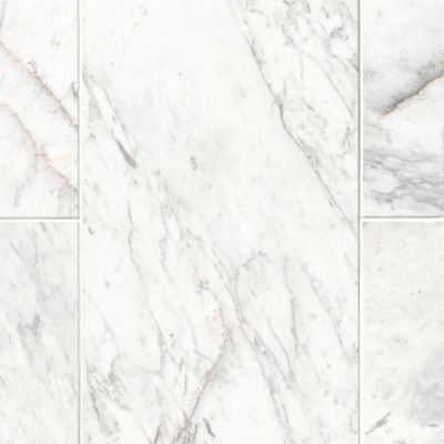 Volakas Electron Honed Marble Wall and Floor Tile - 12 x 24 in.