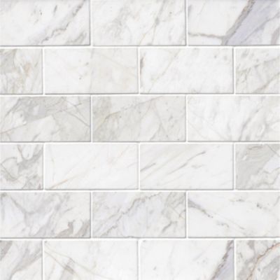 Volakas Honed Amalfi Marble Mosaic Wall and Floor Tile