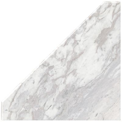 Volakas Honed Marble  Corner Shower Seat