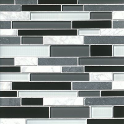 River Oaks Athens Stone and Glass Mosaic Wall and Floor Tile