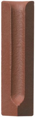 Quarry Red Skirting Internal Angle Wall Trim Tile - 4 in.