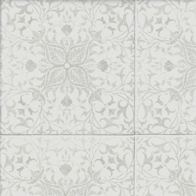 Morris & Co. Pure Net Linen Porcelain Wall and Floor Tile - 13 x 13 in.