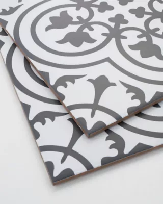 house on the hill 2025s/s Tシャツ Tile 80 Vintage White Porcelain Wall and Floor Tile - 13 x 13 in. - The