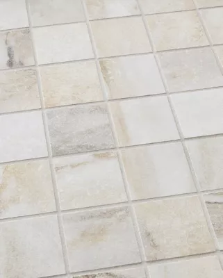 Livingstone Melange Porcelain Mosaic Wall and Floor Tile - The