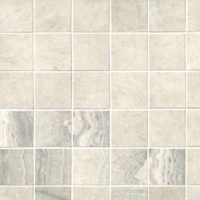 Tivoli Perla Natural Porcelain Mosaic Wall and Floor Tile - 2 x 2 in.