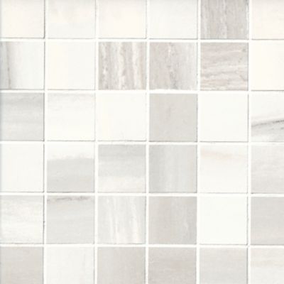 Everest White Natural Porcelain Mosaic Wall and Floor Tile