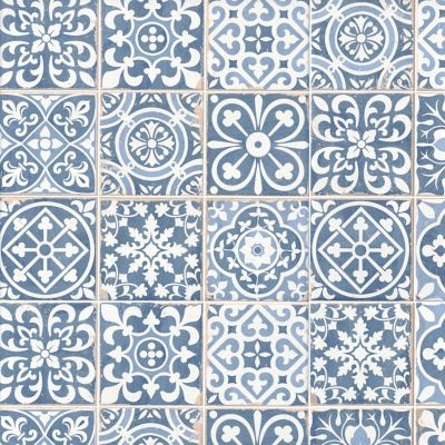 Faenza Azul Ceramic Wall and Floor Tile - 13 x 13 in.