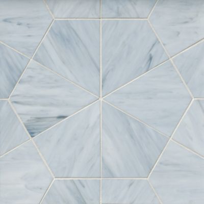 Estallido Frost Glass Hex Wall Tile - 10 x 11 in.