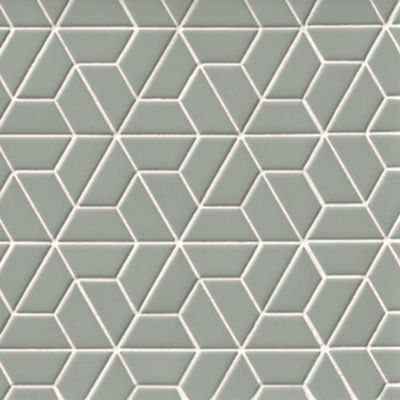 Tory Light Grey Porcelain Mosaic Wall and Floor Tile