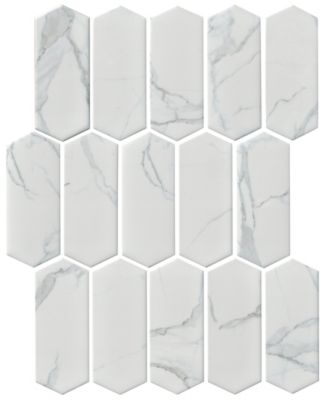 White Porcelain Backsplash Tiles