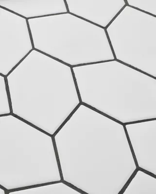 GAIAページ Gaia White Porcelain Mosaic Wall and Floor Tile - The Tile Shop
