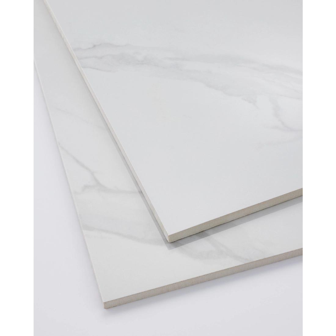 Lincoln White Polished Porcelain Wall and Floor Tile - 12 x 24 in. Lincoln White Polished Porcelain Wall and Floor Tile - 12 x 24 in.