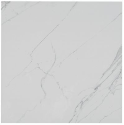 Lincoln White Polished Porcelain Wall and Floor Tile - 24 x 24 in.