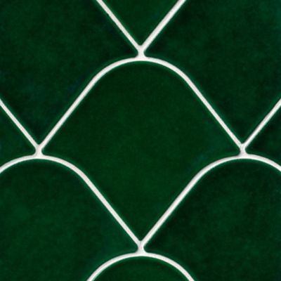 Monte Emerald Glossy Porcelain Wall Tile - 8 x 9 in.