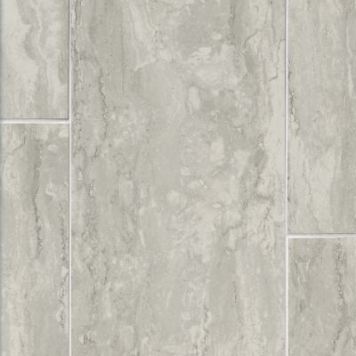 Tivoli Silver Polished Porcelain Wall and Floor Tile - 12 x 24 in.