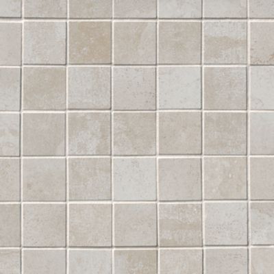 Ionic White Mosaic Porcelain Wall and Floor Tile - 1.8 in.