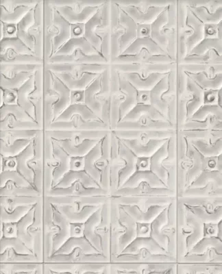T✨ Track Art Silver Porcelain Wall Tile - 12 x 24 in. - The