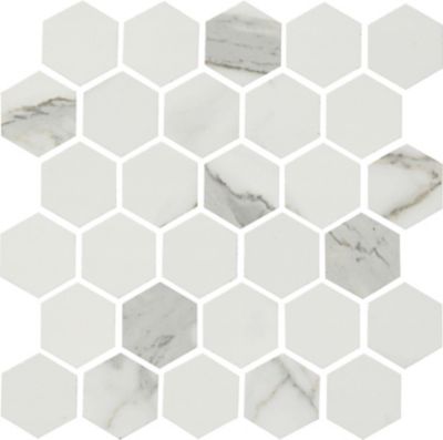 White Mosaic Tiles