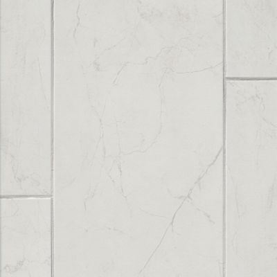 Keystone White Porcelain Wall and Floor Tile Sample