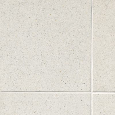 Pure White Terrazzo Wall and Floor Tile 16 x 16 in.