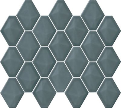 Diamond Seabreeze Gloss Ceramic Mosaic Wall Tile Sample