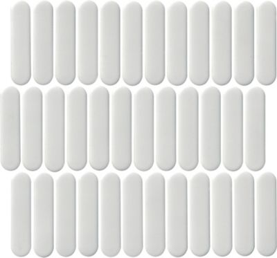 Vienna Fingers White Matte Ceramic Mosaic Wall Tile