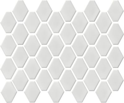 Hex Gloss White Porcelain Mosaic Tile - 2 x 2 in. - The Tile Shop