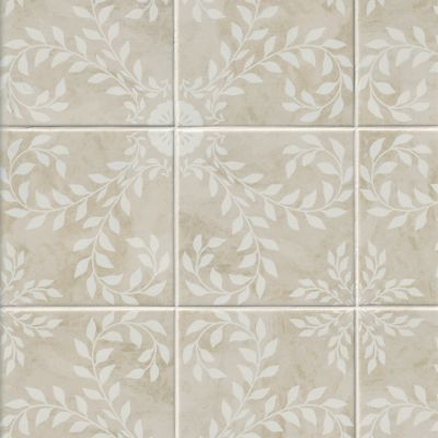 Inlay Proper by Kelli Fontana in Naples Beach Porcelain Wall and Floor Tile - 8 x 8 in.