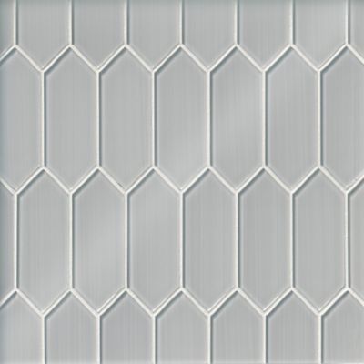 Foggy Morning Picket Glass Mosaic Wall Tile