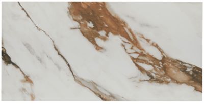 Marradi Calacatta Gold Polished Porcelain Wall and Floor Tile - 24 x 48 in.