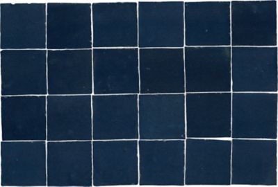 Zellige Azul Gloss Ceramic Wall and Floor Tile - 2 x 2 in.