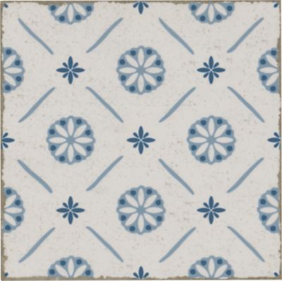 Laura Ashley Wexbord Midnight Porcelain Wall and Floor Tile - 6 x 6 in.