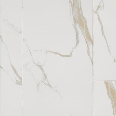 Marmo Calcatta Gold Matte Porcelain Wall and Floor Tile - 12 x 24 in.