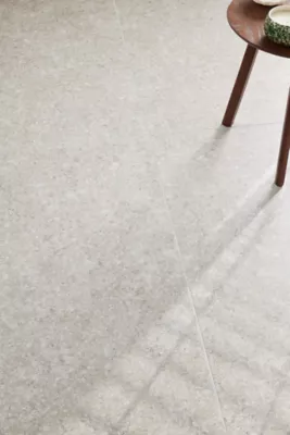 Granza Ivory Out Porcelain Wall and Floor Tile - 48 x 48 in. - The