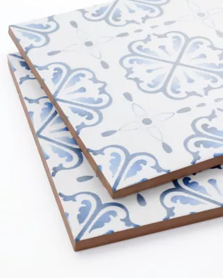 Time Blue Porcelain Wall and Floor Tile - 8 x 8 in. - The Tile Shop