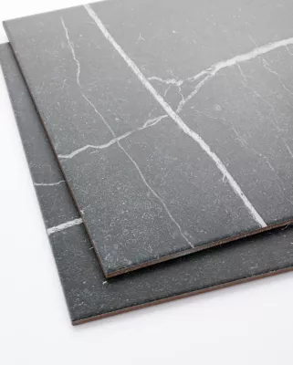 Montgomery Black Porcelain Wall and Floor Tile - 13 x 13 in. - The