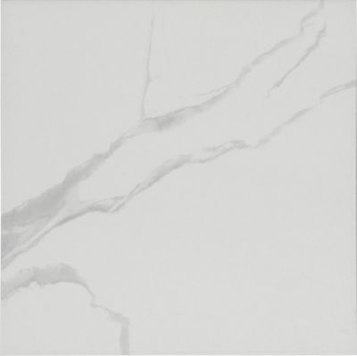 Carrara White Porcelain Wall and Floor Tile - 13 x 13 in.