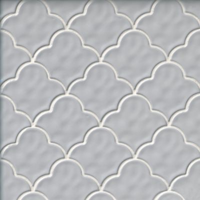 Annie Selke Bloom Barely Blue Porcelain Wall and Floor Tile Sample