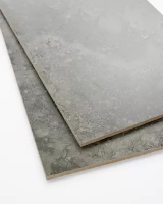 Crowdux Gris Carved Porcelain Wall and Floor Tile - 12 x 24 in