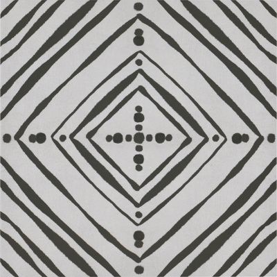Nikki Chu Tangier Graphite Porcelain Wall and Floor Tile - 20 x 20 in.