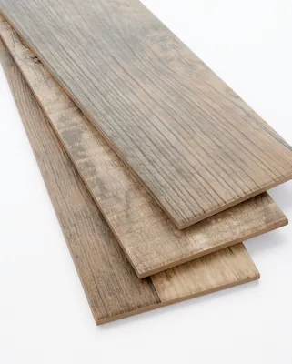 Firewood Warm Porcelain Wall and Floor Tile - 6 x 35 in. - The
